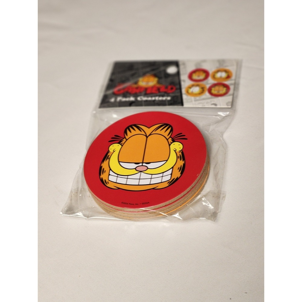 Nickelodeon Garfield 4 Pack Coasters New